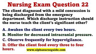 459 - Nursing Questions for NCLEX, ATI Exit Exam & Hesi Exit Exam | NCLEX RN | NCLEX PN / LPN / LVN