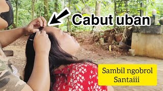 cabut uban |cari uban sambil ngobrol santai