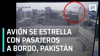 Avión se estrella en Karachi, Pakistán - Paralelo 23