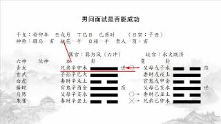 六爻案例：男问求职面试能否成功