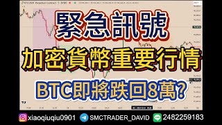 比特幣緊急訊號  BTC即將跌回8萬?  如何布局進場  DMC交易 波段交易 震盪套利 趨勢分析 大衛訂單流