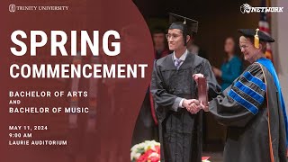 240511 Spring Commencement - Bachelor of Arts & Bachelor of Music