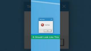 How To Make Fake Error Messages on Legacy Windows