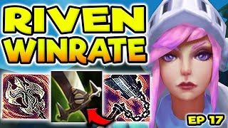 RIVEN NOW HAS HIGHEST WINRATE OF TOPLANE! - S11 RIVEN TOP GAMEPLAY! (Season 11 Riven Guide) Ep17