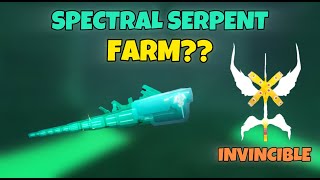 How many SPECTRAL SERPENTS can we Catch using Seraphic Rod with INVINCIBLE in Roblox Fisch!