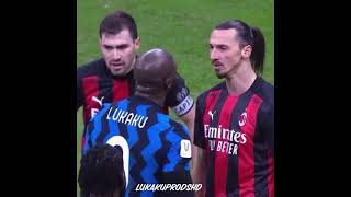 Lukaku telling IBRA who's the KING of Milan 💪