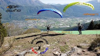 Speedflying at home with Family and Friends - Swing Spitfire 2 8.5 - Swing Mirage RS 8.5 - STT