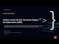 Cloud Coaching - Jenkins meets Oracle Container Engine for Kubernetes (OKE)