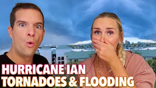 HURRICANE IAN CAUSES MULTIPLE TORNADOES AND FLOODING 😱 SCARY NIGHT AHEAD ⛈ FLORIDA HURRICANE UPDATE