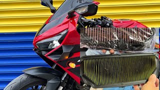 HONDA CBR 650 R KN HAVA FİLTRESİ TAKTIK / HONDA CBR 650R KN AIR FILTER INSTALLATION