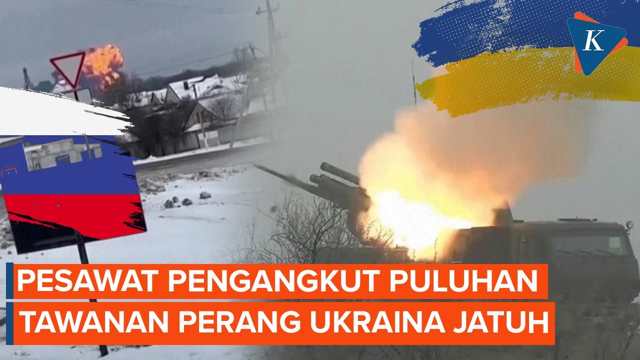 Pesawat Rusia Jatuh Disebut Bawa 65 Tawanan Perang Ukraina - YouTube