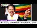 Mnangagwa and Chamisa Refused To Talk To Us - Vimbai Chiwuswa