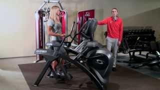 Reseach summary on the calorie burn impact of posture and arm use on the Cybex Arc Trainer