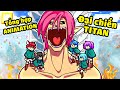 Tổng Hợp Animation Đại Chiến Titan: HIHA HÓA TITAN ĐÁNH NHAU VỚI HUY VÀ VY QUẠ 👊😮😆