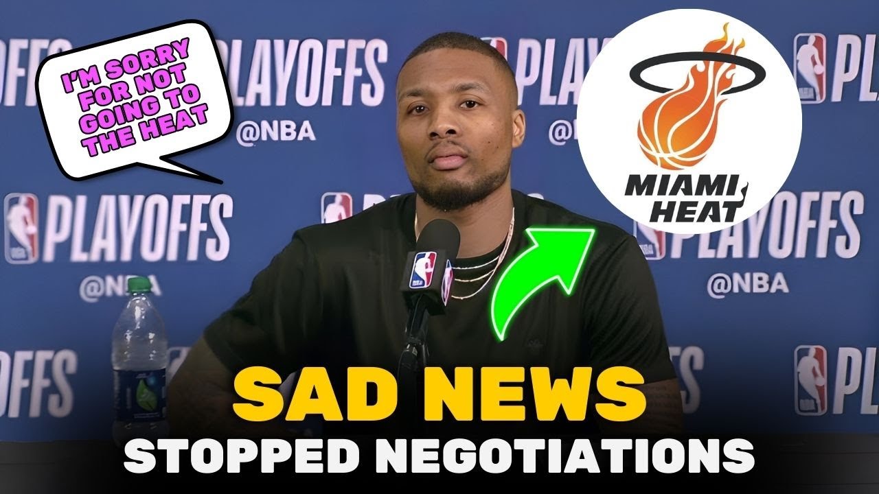 🏀😢WATCH THIS NOW FANS - NEGOTIATIONS STOPPED - DAMIAN LILLARD OUT ...