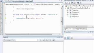 Generating Events in C# and Visual Basic.NET using Visual Studio 2010