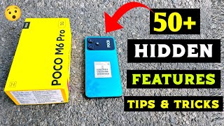Poco M6 Pro 5G Top 50+ Hidden Features || Poco M6 Pro 5G Tips And Tricks ||