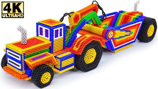Build Caterpillar 666 80-Ton Scraper (Wheel Tractor Scraper) from Magnetic Balls | Amazing Magnet