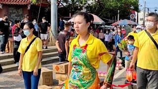 [高顏值]關聖帝君女乩參禮氣勢威嚴~新營太子宮進香團(集集順玉堂)