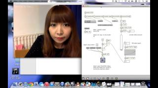 Motion and Sound Interaction--mouth controlled distortion use Max/MSP and FaceOSC