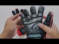 reusch attrakt freegel fusion ortho tec goaliator electric red goalkeeper gloves