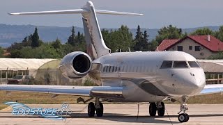 Hyperion Aviation - Bombardier Global Express XRS 9H-SRT - Short Takeoff from Split Airport LDSP/SPU