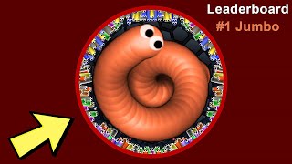The Biggest Snake in Slither.io (100% MAP WIN - World Record in Slitherio)