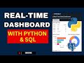Real-Time Dashboard with Python & SQL | Build Live Charts Using Streamlit + PostgreSQL