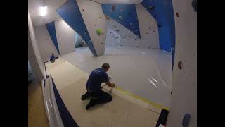 Kletterhalle - Willingen Aufbau Boulderhalle