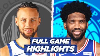 WARRIORS vs SIXERS FULL GAME HIGHLIGHTS | 2021 NBA Season