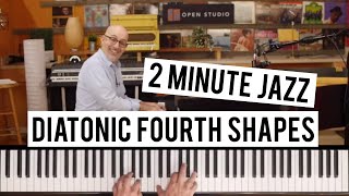 Diatonic Fourth Shapes - Peter Martin | 2 Minute Jazz
