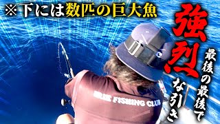 船下には巨大魚が数匹！！終了間際ラスト一投にHITしたのは、まさかの…【波照間遠征2024夏＃７(完)】