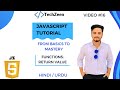 JavaScript Tutorial: Mastering JavaScript Function Return Values | Easy Examples (Hindi/Urdu)