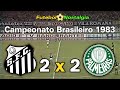 Santos 2 x 2 Palmeiras - 21-04-1983 ( Campeonato Brasileiro )