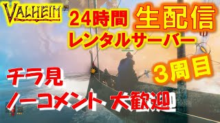 【Valheim】視聴者参加型のvalheim24時間レンタルサーバーの世界から生配信！配信以外でもいつでも活動可能！猛者たちが星まるごと開拓中～！