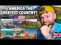 BRITISH GUY Reacts to Top 10 Reasons Why America is the Greatest Country in the World!