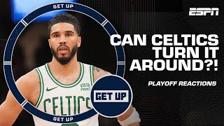 'A BAD UNFOCUSED GAME!'  🗣️ Celtics LACKLUSTER Game 2 performance vs. Cavs LEAVES QUESTIONS | Get Up