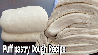 Homemade Puff Pastry Dough Recipe | Bakery Style Patties Dough Recipe | Puff Pastry Recipe