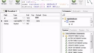 SQL Tutorial how to - Create - Database, Table, Index.mp4