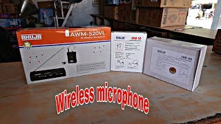 AHUJA AWM-520VL PA VHF Wireless Microphone,HBM-50 & EWM 100 UNBOXING & REVIEW