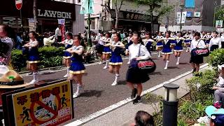 [2019-05-03]横浜市立金沢高校バトントワリング部(WINNERS)×横浜税関音楽隊＜ザ・よこはまパレード@神奈川県横浜市中区＞