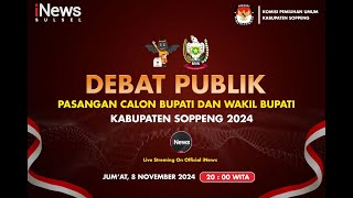 🔴LIVE - Debat Publik Pasangan Calon Bupati dan Wakil Bupati Kabupaten Soppeng 2024