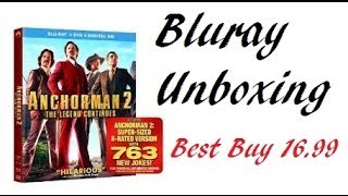 UNBOXING - Anchorman 2: The Legend Continues Bluray