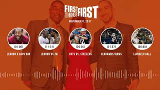 First Things First audio podcast(11.8.17) Cris Carter, Nick Wright, Jenna Wolfe | FIRST THINGS FIRST
