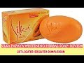 Silka Papaya Whitening Herbal Soap - Get Lighter/Brighter Complexion