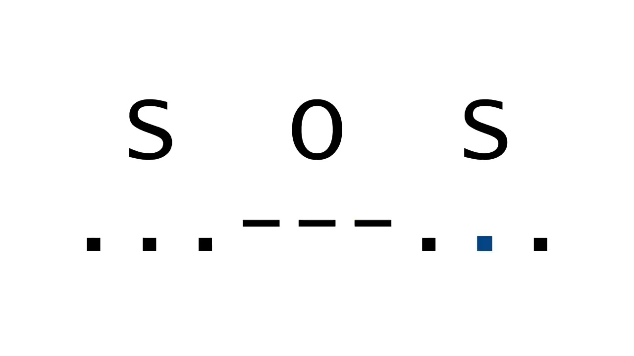 Sos Morse Code Emergency Distress Signal1 Youtube
