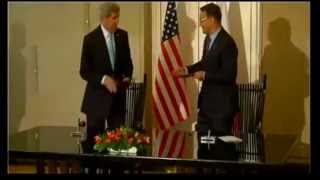 Secretary Kerry Delivers Remarks With Polish Foreign Minister Sikorski