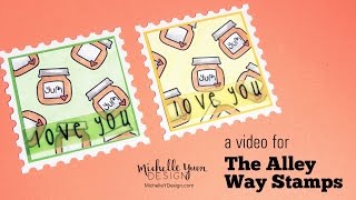 Lunchbox Notes Tutorial with The Alley Way Stamps