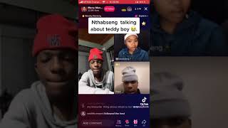 Nthabiseng says Teddy boy is doing this for clout?🫣