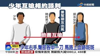 臉書互嗆談判 少年出家門遇襲遭追砍│中視新聞 20200708